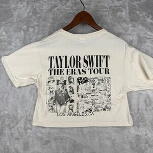 Taylor Swift The Eras Tour Los Angeles CA Graphic Cropped T Shirt Womens Medium